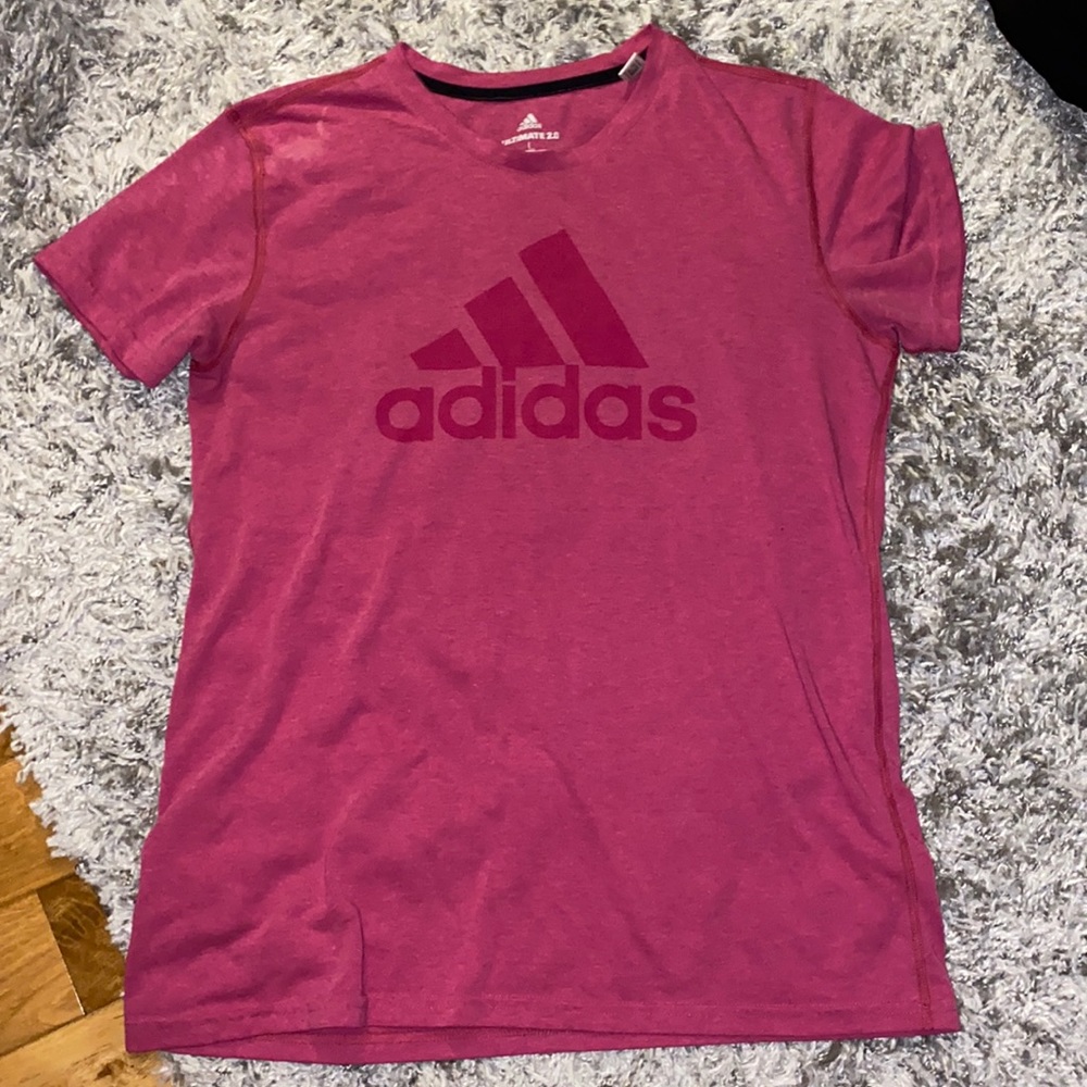 Ultimate 2.0 pink adidas tee